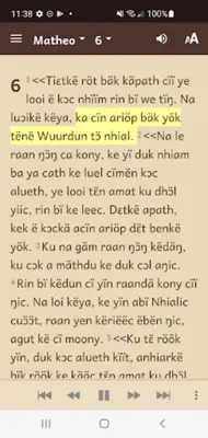 Dinka, Rek Bible android App screenshot 2